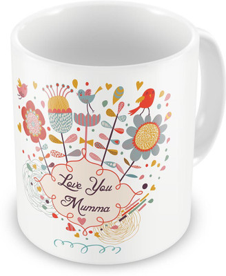 

Kaarigar Love You Mumma Printed Quote Delightful Coffee 514 Ceramic Mug(300 ml), White