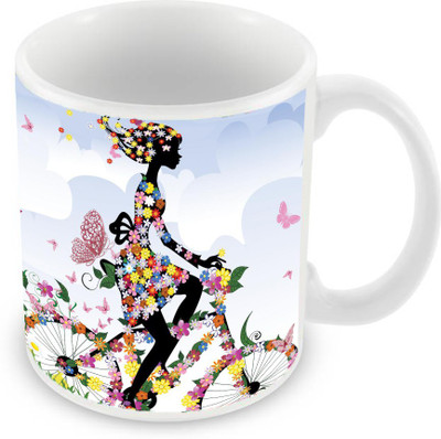 

Sleep Nature's SN-MG-2314 Ceramic Mug(350 ml), Multicolor