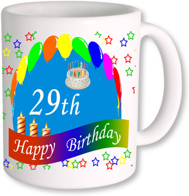 

PhotogiftsIndia Birthday Coffee 029 Ceramic Mug(325 ml), Multicolor