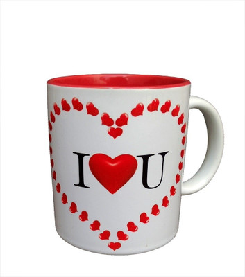 

Luxury Gifts By Nikki A for My Love Ceramic Mug, Red;white