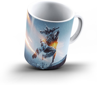 

Ucard Battlefield 4941 Bone China, Ceramic, Porcelain Mug(325 ml), Multicolor