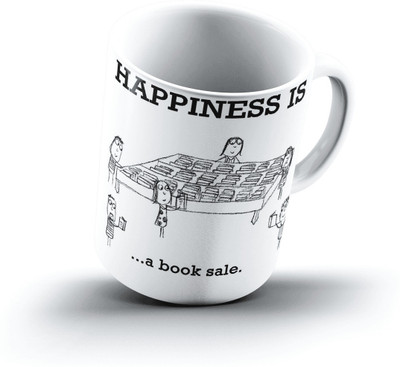 

Ucard Happiness Is1547 Bone China, Ceramic, Porcelain Mug(325 ml)