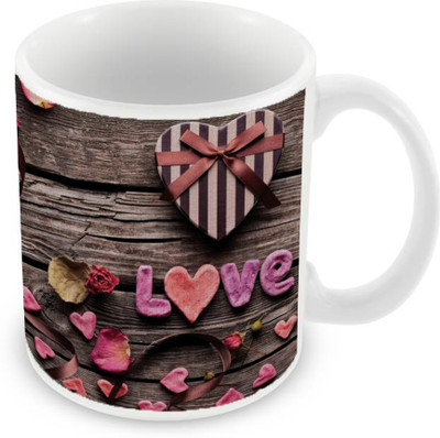 

Sleep Nature's SN-MG-2549 Ceramic Mug(350 ml), Red