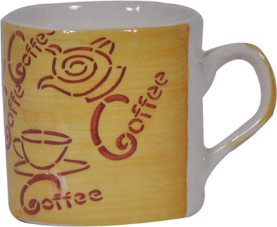 

Clay Creations Coffee - Pack of SIX 202 Bone China Mug(250 ml, Pack of 6)