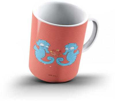

Ucard Valentines Day Love606 Bone China, Ceramic, Porcelain Mug(325 ml)