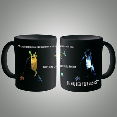 

Posterboy Michael Jackson Music - BK Ceramic Mug(350 ml), Multicolor