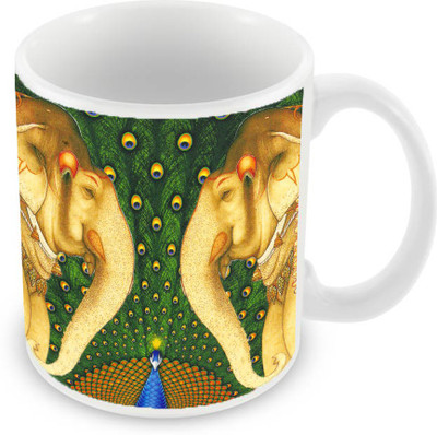 

Sleep Nature's SN-MG-148 Ceramic Mug(350 ml), Multicolor