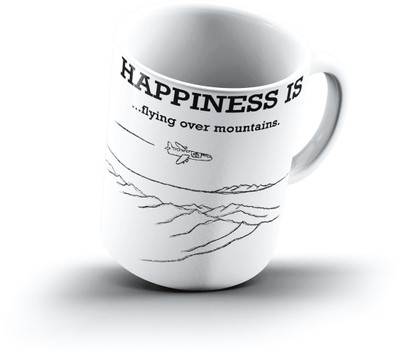 

Ucard Happiness Is2258 Bone China, Ceramic, Porcelain Mug(325 ml)
