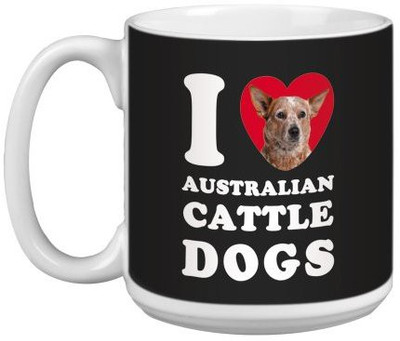 

Tree-Free Greetings Free Greetings XM28996 I Heart Australian Cattle Dogs Artful Jumbo, 20-Ounce Foam Mug(60 ml), Multicolor
