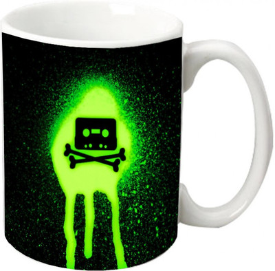 

Maison N Mode Monster Coffee Ceramic Mug(330 ml), Multicolor