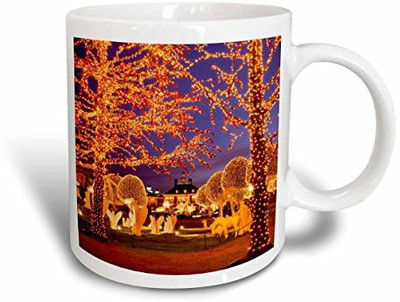 

3dRose Christmas, Opryland Hotel, Nashville, Tennessee USA Us43 Bjn0047 Brian Jannsen Ceramic, 15 oz, White Ceramic Mug(60 ml), Multicolor