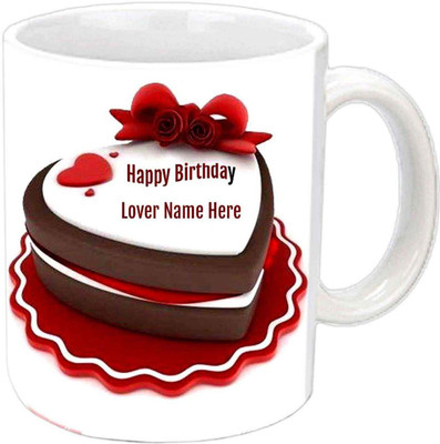 

Raj Laxmi birthday cake lovers b'day white mug Ceramic Mug(350 ml)
