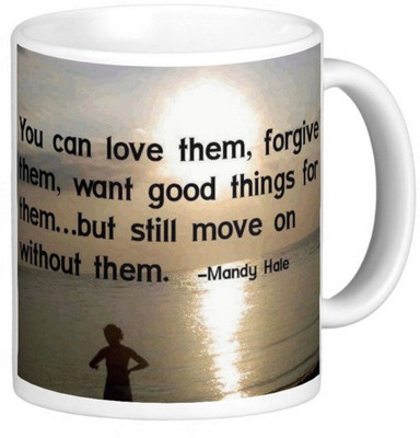

Exoctic Silver Farewell GoodBye 011 Ceramic Mug(300 ml), Multicolor