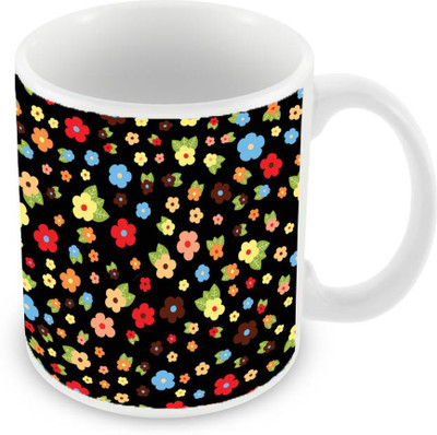 

Sleep Nature's SN-MG-2517 Ceramic Mug(350 ml), Multicolor