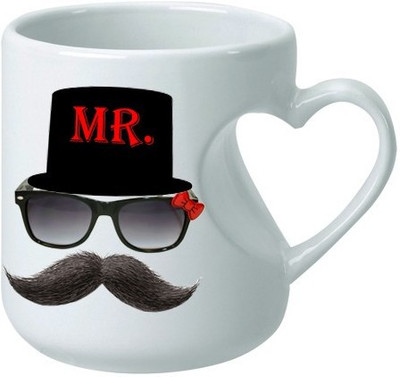 

Online World Love Handle Coffee - 03 Ceramic Mug(255 ml)