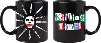 

Posterboy Joker Killing Time Black (Officially Licensed) Ceramic Mug, Multicolor