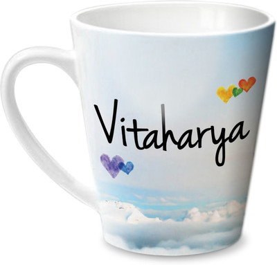 

Hot Muggs Simply Love You Vitaharya Conical Ceramic Mug(350 ml)