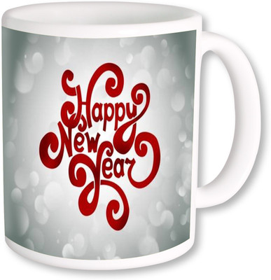 

PhotogiftsIndia Happy New Year 048 Ceramic Mug(325 ml), Multicolor