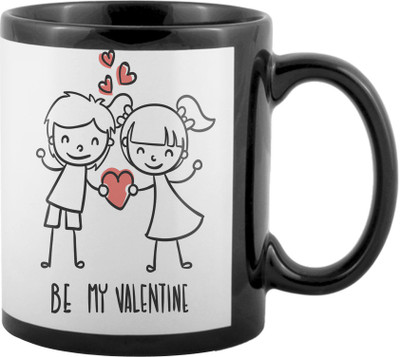 

SKY TRENDS Valentine Gifts For Special Girlfriend,Boyfriend,Wife,Husband,design 156 Ceramic Mug(325 ml), Black