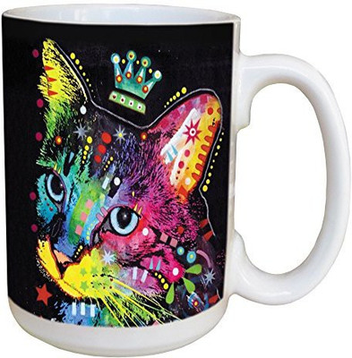

Tree-Free Greetings Greetings 46196 Dean Russo The Duchess Ceramic with Full-Sized Handle, 15-Ounce Ceramic Mug(60 ml), Multicolor