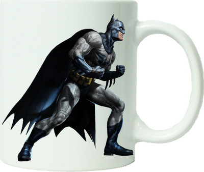 

Maison N Mode Batman Step Coffee Ceramic Mug(330 ml), Multicolor