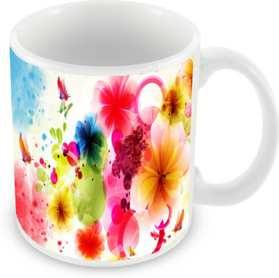 

Sleep Nature's SN-MG-924 Ceramic Mug(350 ml), Multicolor
