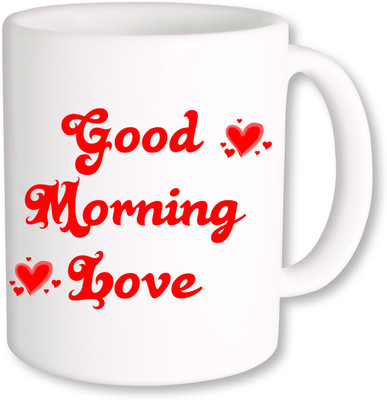 

PhotogiftsIndia Good Morning Love 003 Ceramic Mug(325 ml), Multicolor