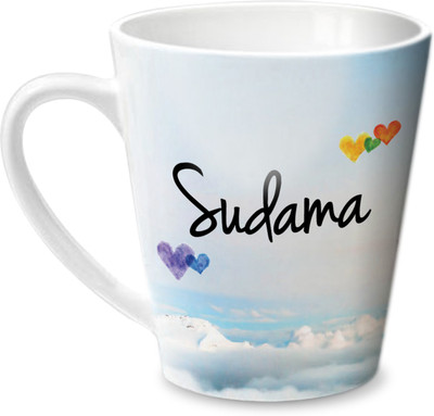 

Hot Muggs Simply Love You Sudama Conical Ceramic Mug(350 ml)