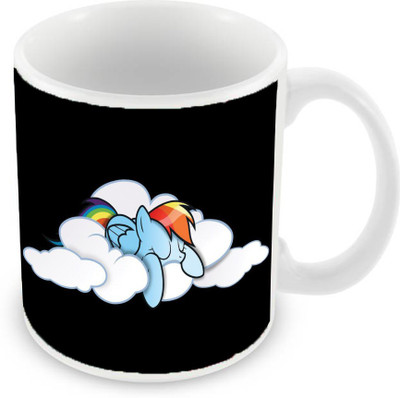

Sleep Nature's SN-MG-2079 Ceramic Mug(350 ml), Black