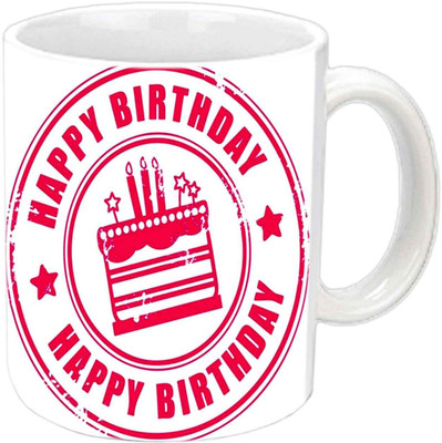 

Raj Laxmi b'day trademark white Ceramic Mug(350 ml)