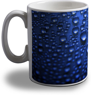 

Artifa Water Droplets Porcelain, Ceramic Mug(350 ml), Multicolor