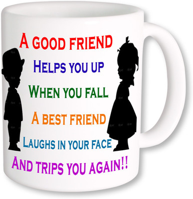 

PhotogiftsIndia Happy Friendship Day 043 Ceramic Mug(350 ml), Multicolor