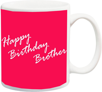

ME&YOU Gift for Brother/Bhai/Dost/Youngerbrother/Elderbrother Ceramic Mug(325 ml), Multicolor
