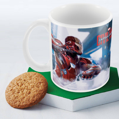 

Marvel Civil War-Iron Man Officially Licensed (pack of 1) Ceramic Mug(350 ml), Multicolor