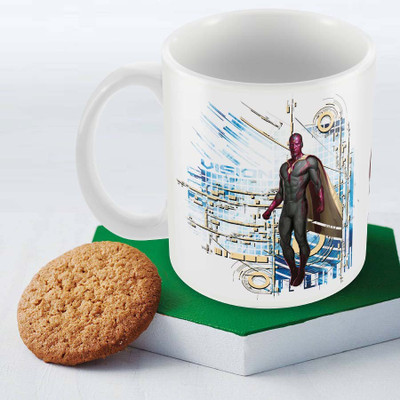 

Posterboy Vision Standing Officially Licensed (Pack Of 1) Ceramic Mug(350 ml), Multicolor