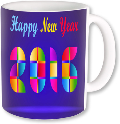 

PhotogiftsIndia happy new year 101 Ceramic Mug(325 ml), Multicolor