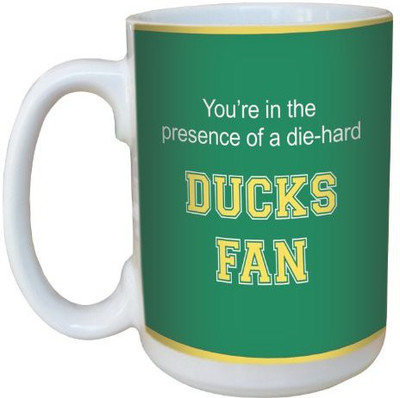 

Tree-Free Greetings Greetings lm44529 Ducks College Football Fan Ceramic with Full-Sized Handle, 15-Ounce Ceramic Mug(60 ml), Multicolor