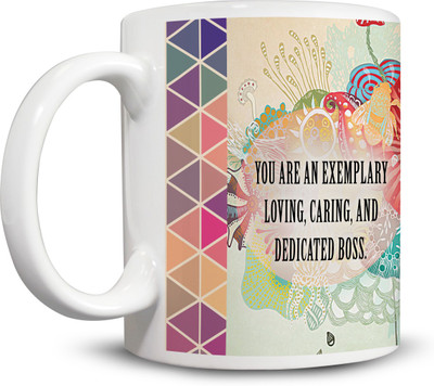 

Ackme Design Boss, Thanks, Dedicated boss, Birthday Ceramic Mug(325 ml), Multicolor