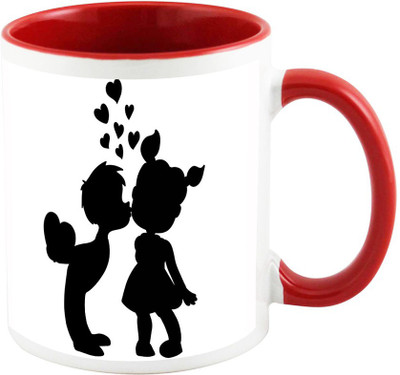 

AllUPrints Uncountable Love Red Ceramic Mug(325 ml)