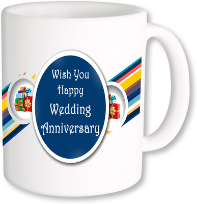 

PhotogiftsIndia Happy Wedding Anniversary 02 Ceramic Mug(325 ml), Multicolor