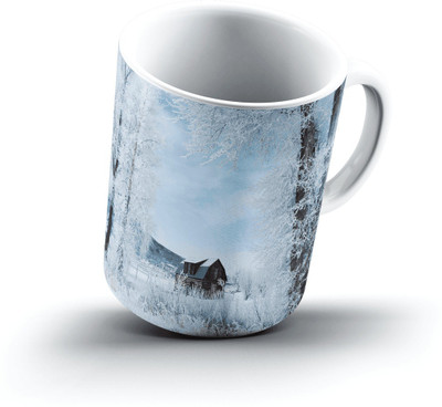 

Ucard Winter Wonderland Steamboat Springs Colorado2706 Bone China, Ceramic, Porcelain Mug(325 ml), Multicolor