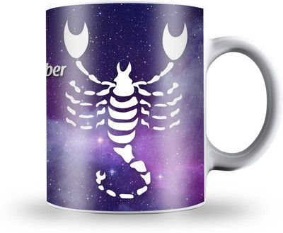 

Presto SCORPIO Zodiac Sign Gift Coffee Ceramic Mug(330 ml), White