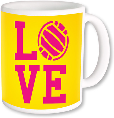 

PhotogiftsIndia I Love Football 010 Ceramic Mug(325 ml), Multicolor