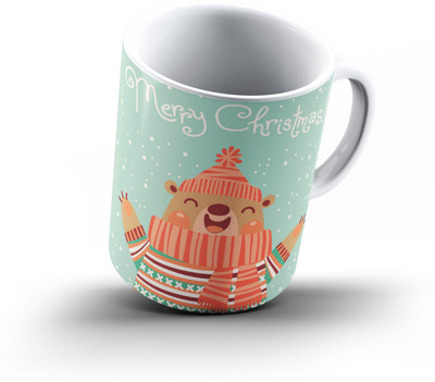 

Ucard Christmas724 Bone China, Ceramic, Porcelain Mug(325 ml), Multicolor