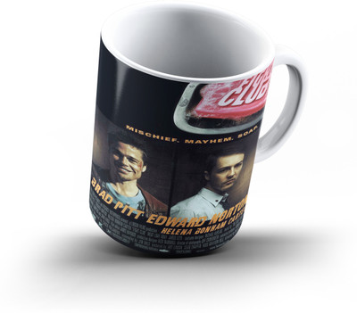

Ucard Fight Club96 Bone China, Ceramic, Porcelain Mug(325 ml), Multicolor