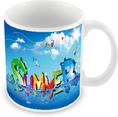 

Sleep Nature's SN-MG-411 Ceramic Mug(350 ml), Blue