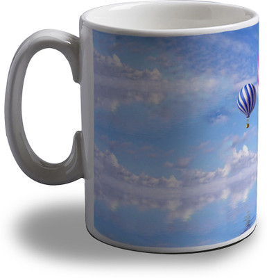 

Artifa Hot Air Balloon Porcelain, Ceramic Mug(350 ml), Multicolor