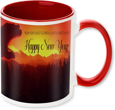 

Heyworlds new year gifts 016 Ceramic Mug(325 ml), Multicolor