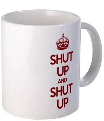 

Exoctic Silver Quoteds ooooo151 Ceramic Mug(300 ml), Multicolor