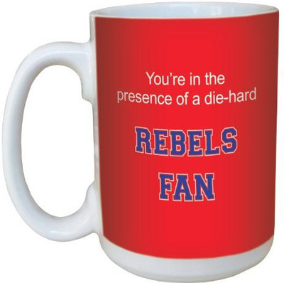 

Tree-Free Greetings Greetings lm44790 Rebels College Basketball Ceramic with Full-Sized Handle, 15-Ounce Ceramic Mug(60 ml), Multicolor